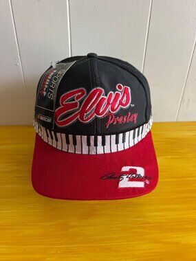 Vintage Elvis Presley Chase Authentics NASCAR Rusty Wallace Snapback Hat W3